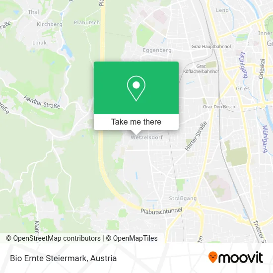 Bio Ernte Steiermark map