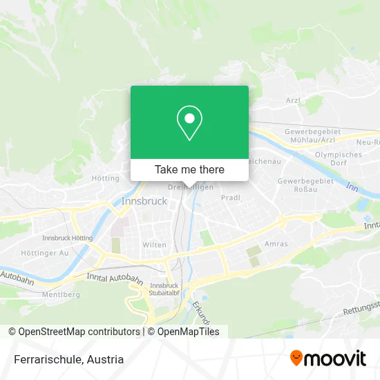 Ferrarischule map