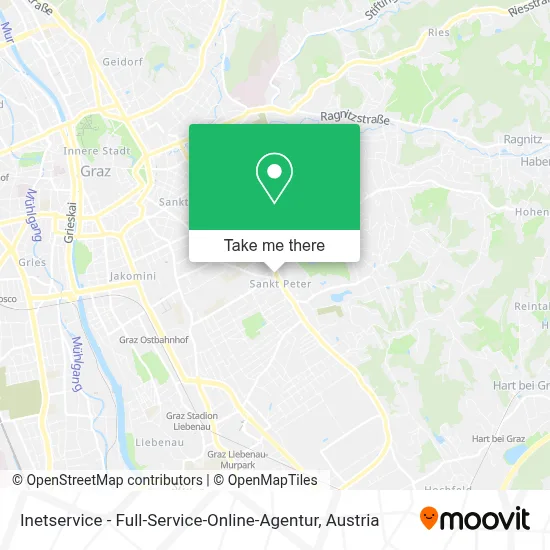 Inetservice - Full-Service-Online-Agentur map