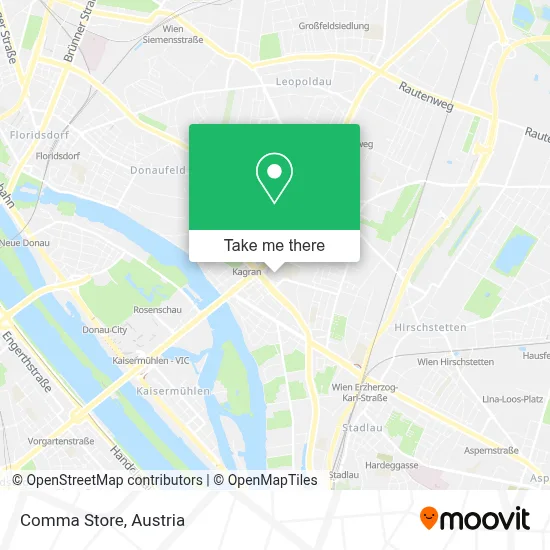 Comma Store map