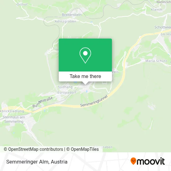 Semmeringer Alm map