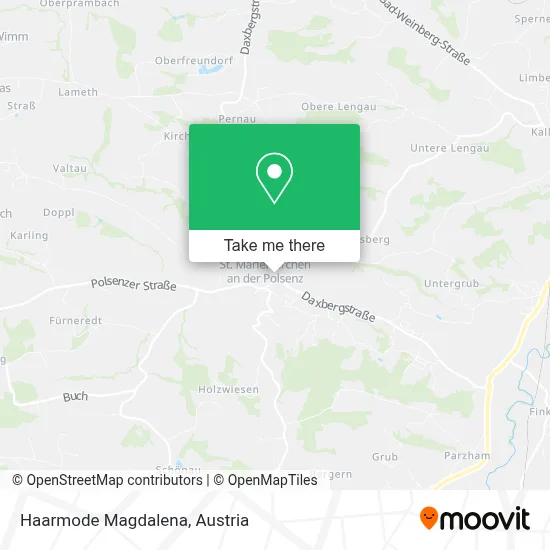 Haarmode Magdalena map