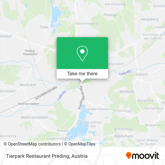 Tierpark Restaurant Preding map