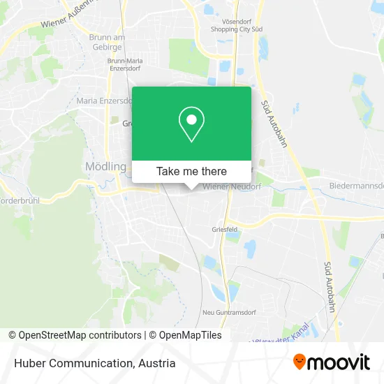 Huber Communication map