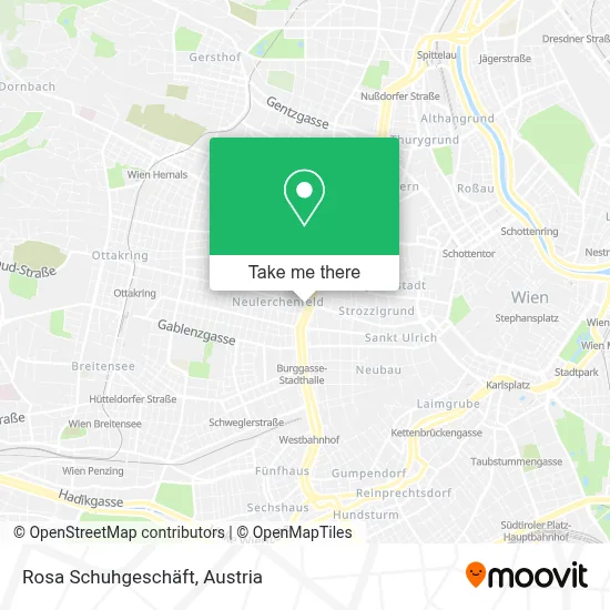 Rosa Schuhgeschäft map