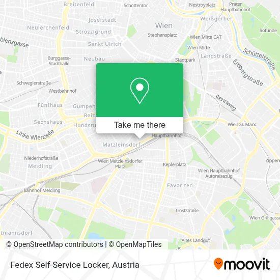Fedex Self-Service Locker map