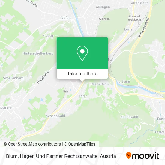 Blum, Hagen Und Partner Rechtsanwalte map