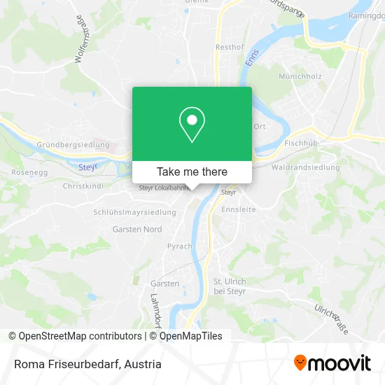 Roma Friseurbedarf map