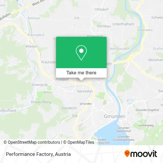 Performance Factory map