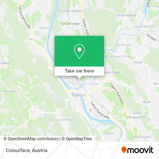 Colourface map