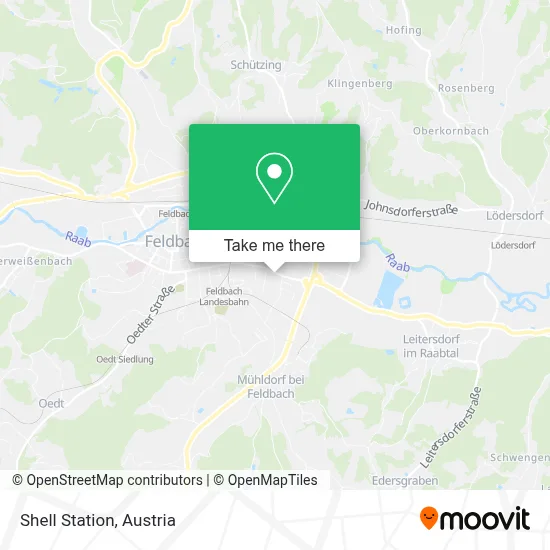 Shell Station map