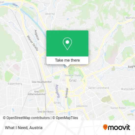 What I Need map