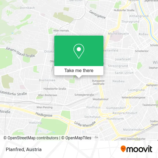 Planfred map