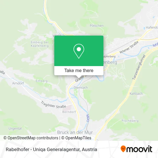 Rabelhofer - Uniqa Generalagentur map