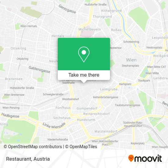 Restaurant map