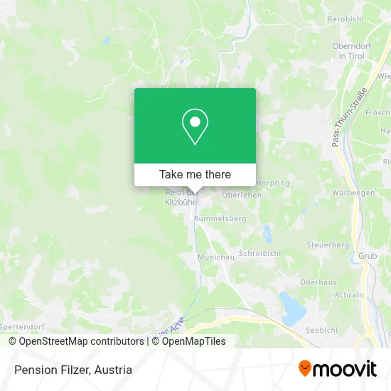 Pension Filzer map