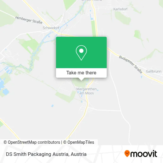 DS Smith Packaging Austria map