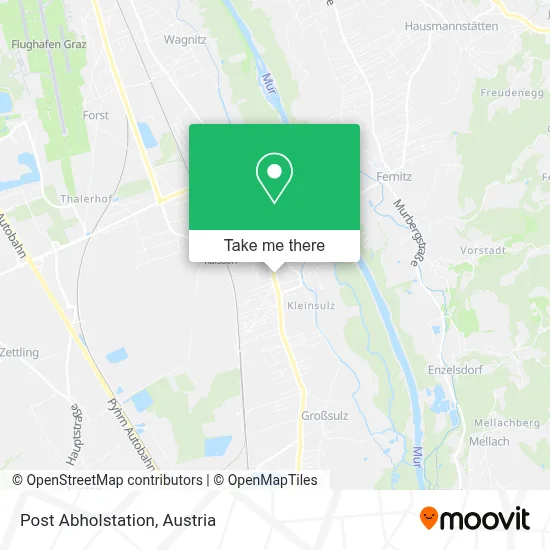 Post Abholstation map