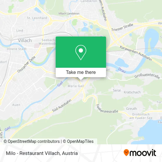 Milo - Restaurant Villach map
