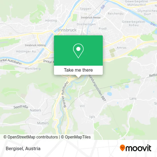 Bergisel map