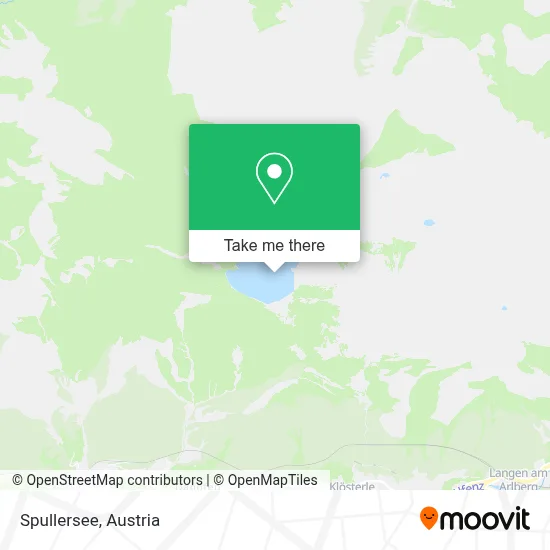 Spullersee map
