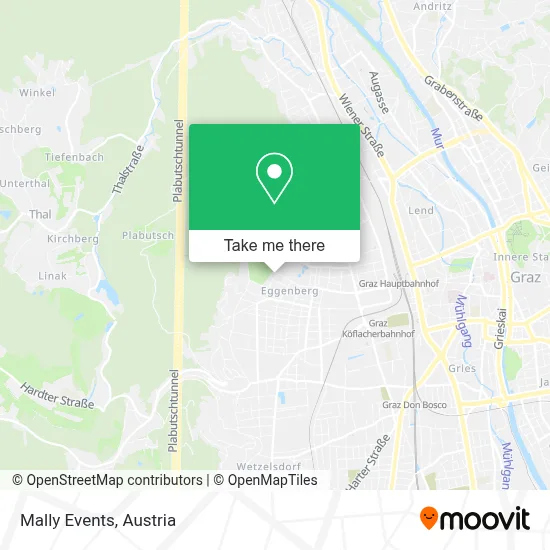 Mally Events map