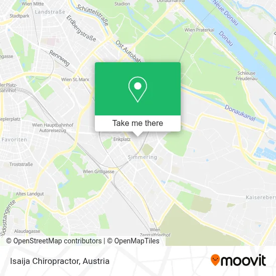 Isaija Chiropractor map