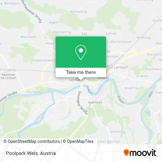 Poolpark Wels map