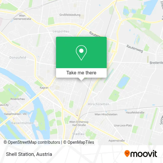 Shell Station map