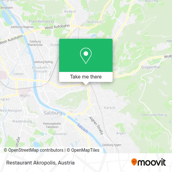 Restaurant Akropolis map