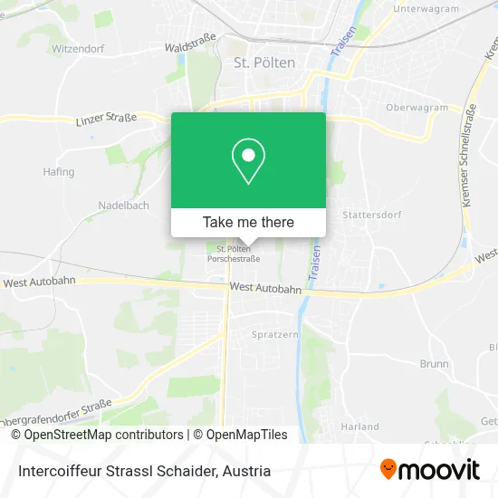 Intercoiffeur Strassl Schaider map