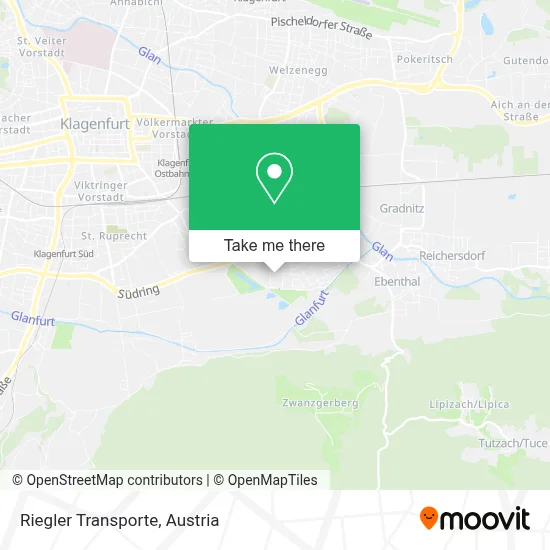 Riegler Transporte map