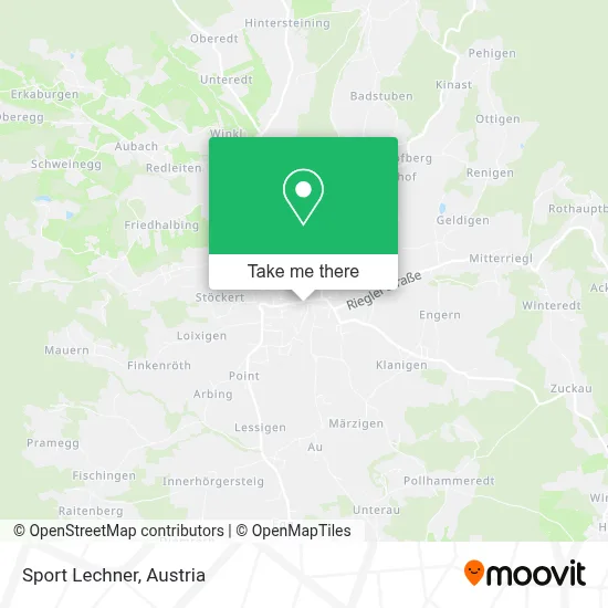 Sport Lechner map