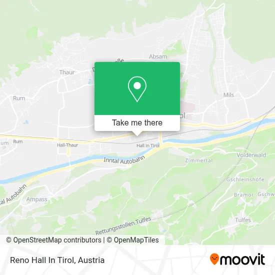 Reno Hall In Tirol map