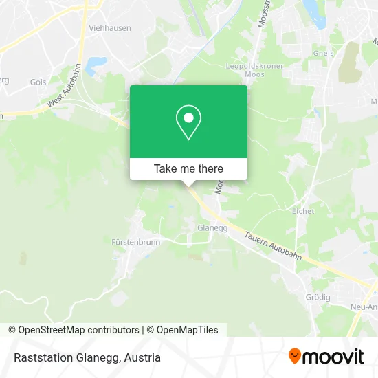 Raststation Glanegg map