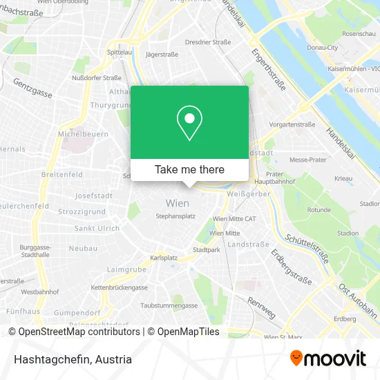 Hashtagchefin map