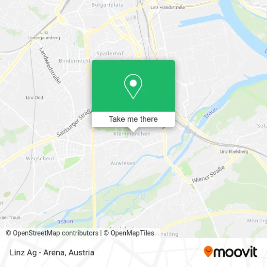 Linz Ag - Arena map