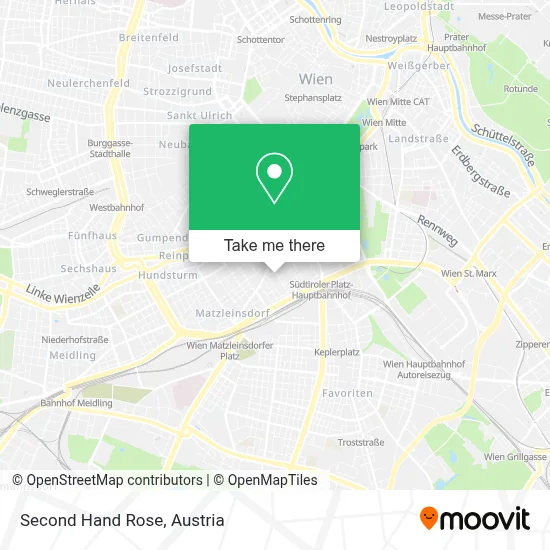 Second Hand Rose map