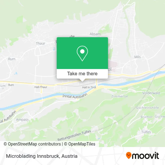 Microblading Innsbruck map