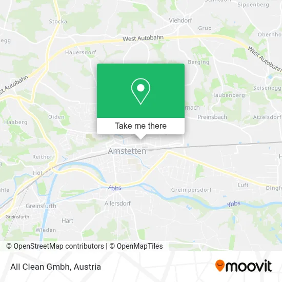 All Clean Gmbh map