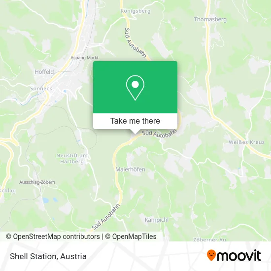 Shell Station map