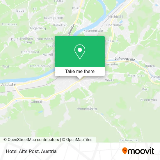 Hotel Alte Post map