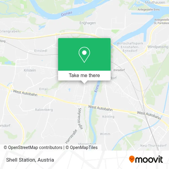 Shell Station map