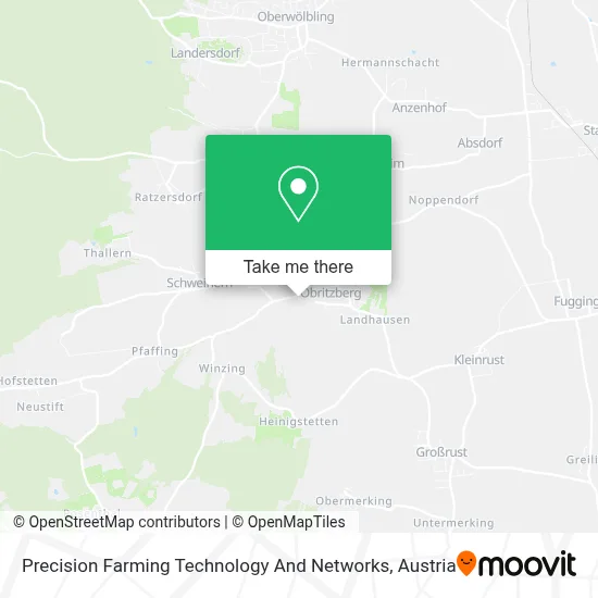 Precision Farming Technology And Networks map