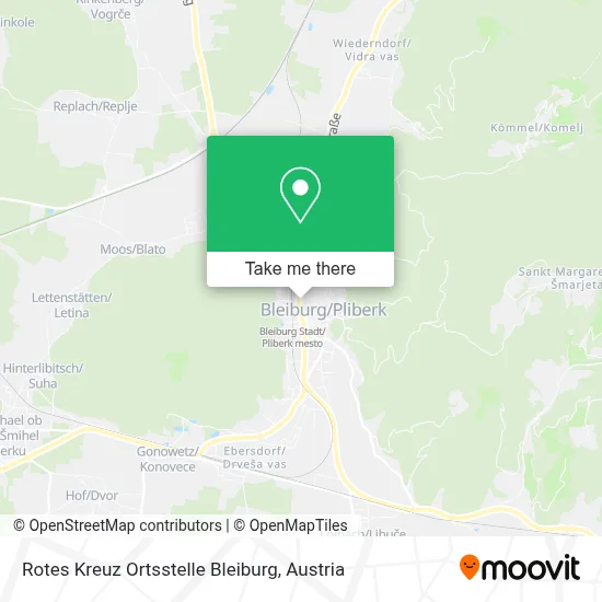 Rotes Kreuz Ortsstelle Bleiburg map