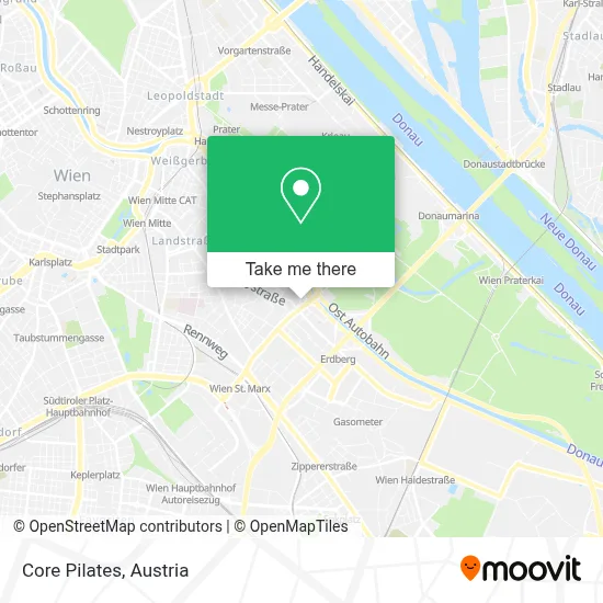 Core Pilates map