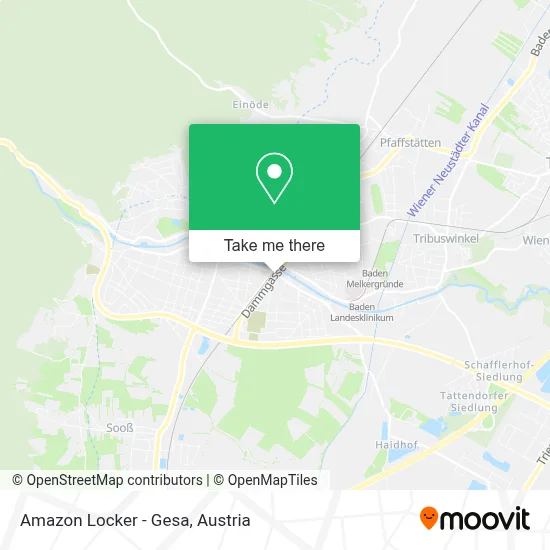Amazon Locker - Gesa map