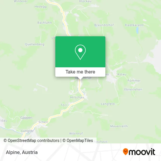 Alpine map