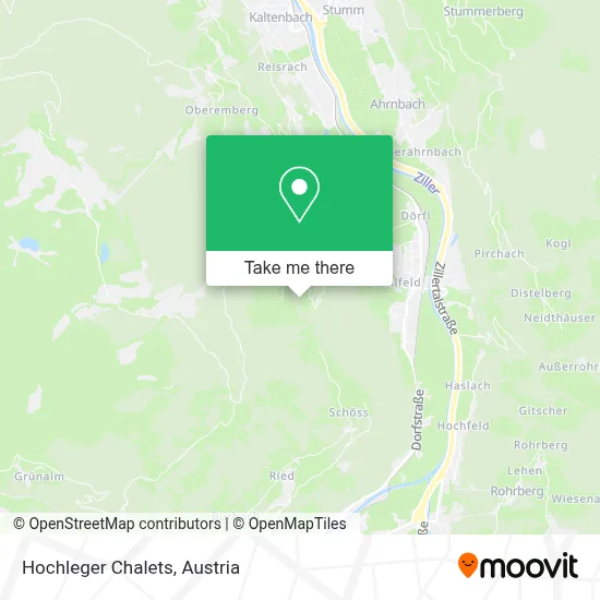 Hochleger Chalets map