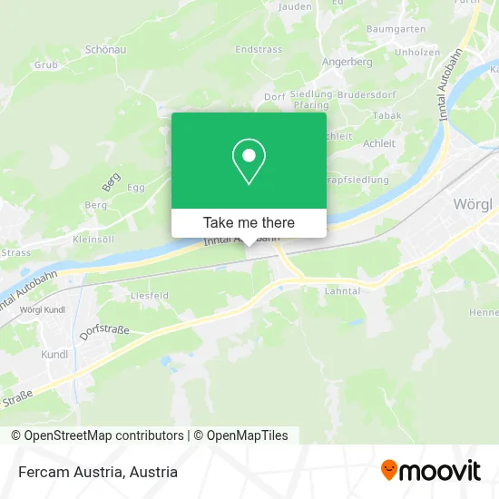 Fercam Austria map
